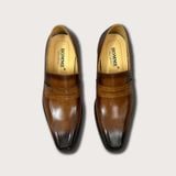  Giày lười Homme Napoli - Patina Loafer Leather Dress Shoes 