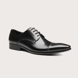  Giày tây HOMME Southampton- Italian Derby Leather Dress Shoes in Black 
