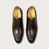  Giày Homme Torino - Brown/Black Patina Derby Shoes 
