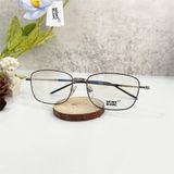  Mắt kính Monblanc - MB0140OK Silver Square Men Eyeglasses 