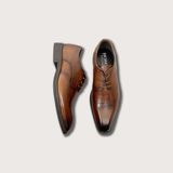  Giày tây Homme Pescara - Brown/Black Patina Derby Shoes 