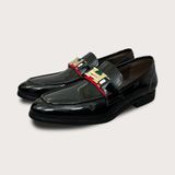  Giày lười Homme de Rome - Italian Shiny Leather Loafer Shoes 