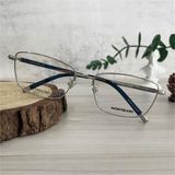  Mắt kính Monblanc MB0135O 002D Silver Prescription Glasses 
