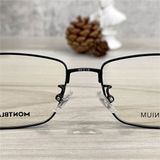  Mắt kính Monblanc MB0135O 001J Black Prescription Glasses 