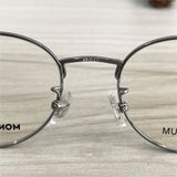  Mắt kính Monblanc MB0172OJ oval silver eyeglasses 