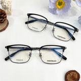  Mắt kính cận MonBlanc MB0083OK 001 Ruthenium Demo Lens Men Eyeglasses 