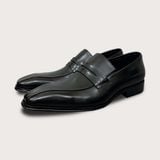  Giày lười Homme Napoli - Patina Loafer Leather Dress Shoes 