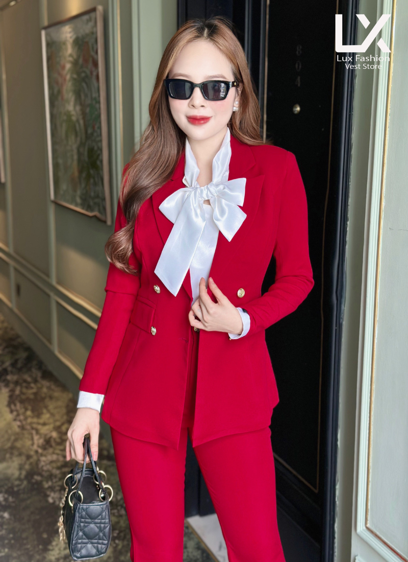  Áo Vest Nữ 4 Nút 
