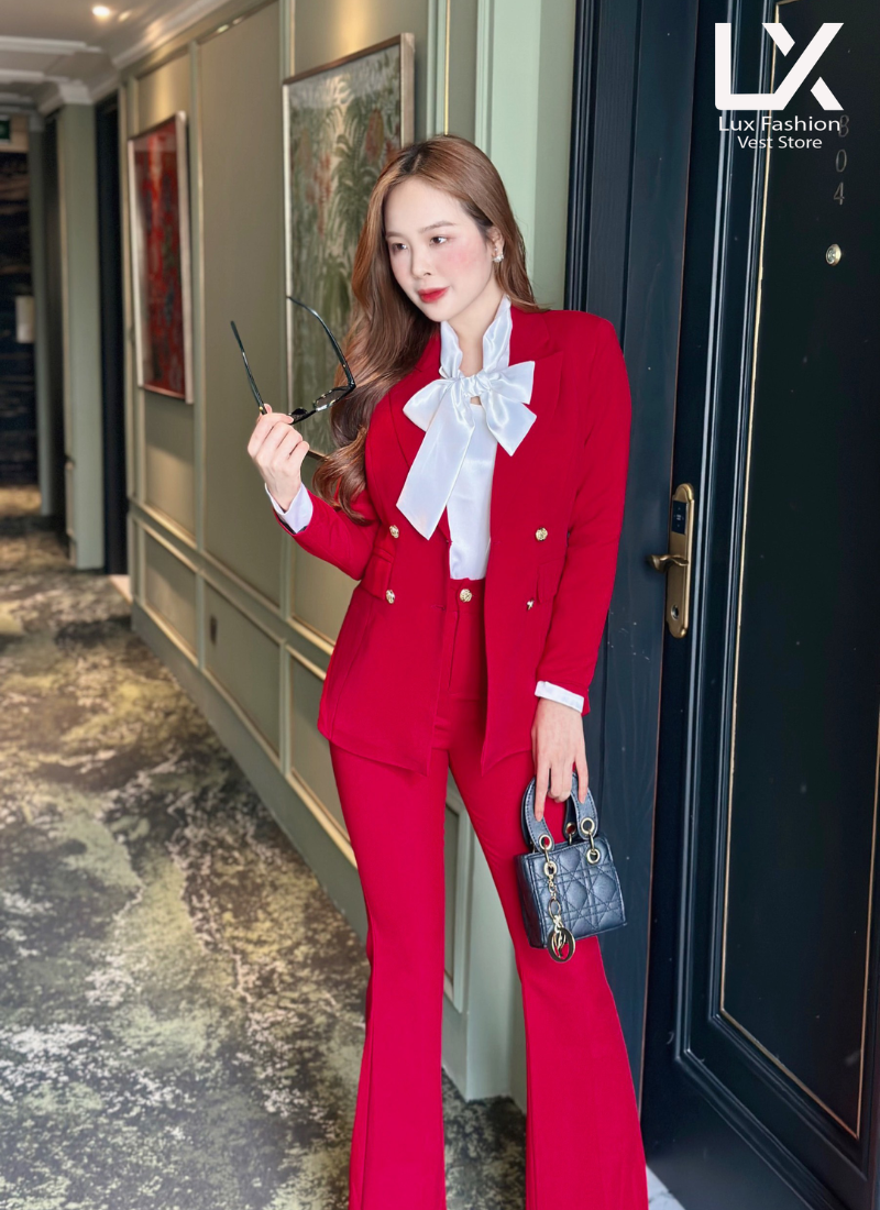  Áo Vest Nữ 4 Nút 