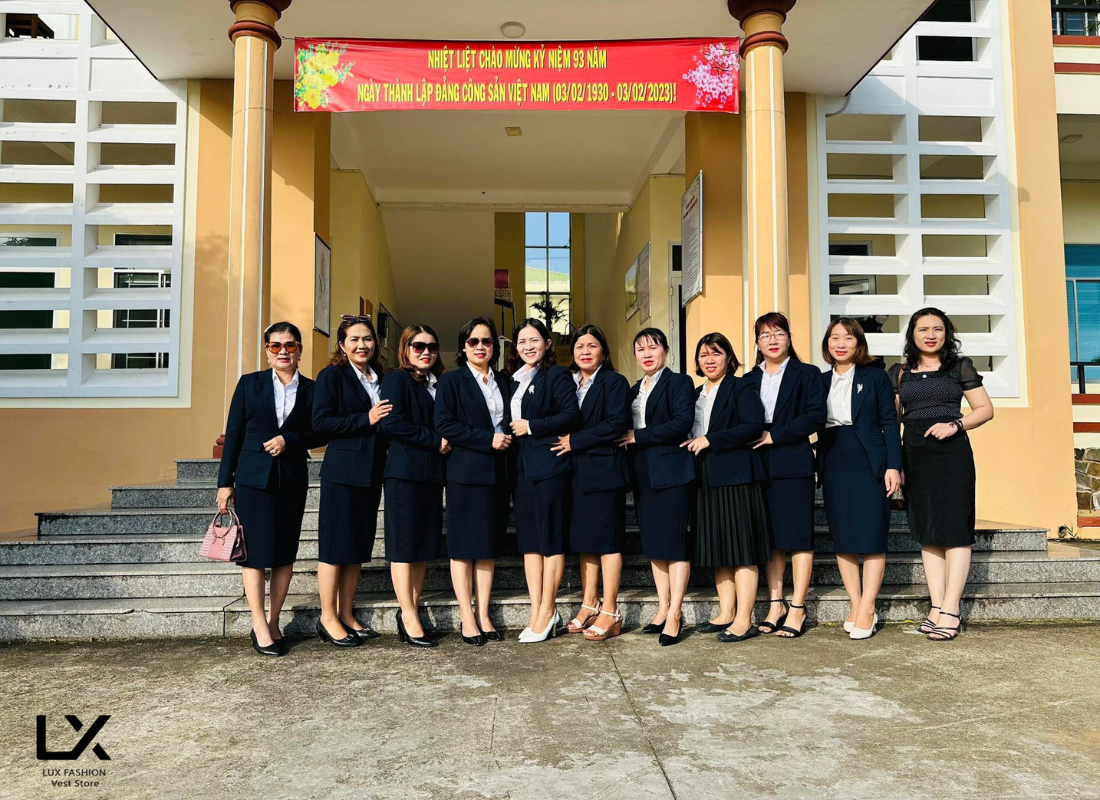  Bộ Áo Vest Nữ & Váy & Sơ Mi Đồng Phục 