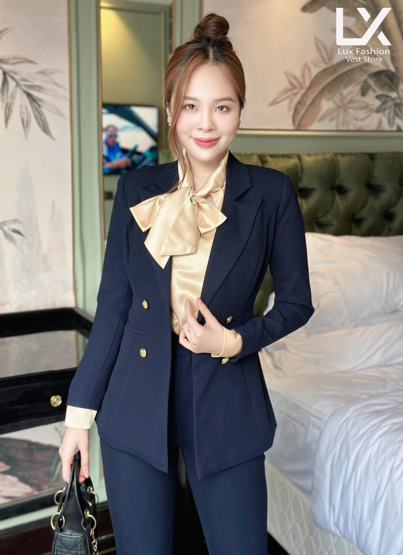  Áo Vest Nữ 4 Nút 