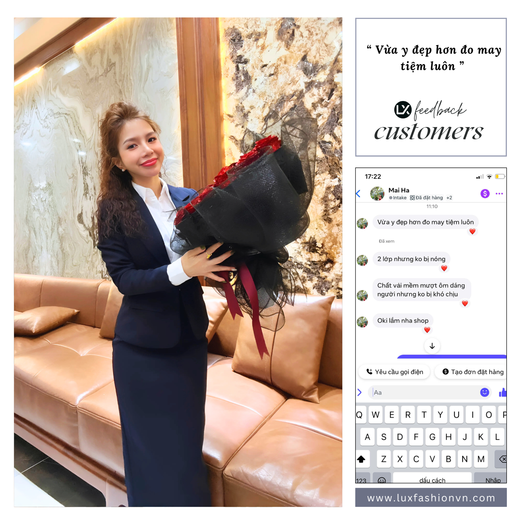  ComBo 3 sản phẩm: Áo Vest Nữ 1 Nút Vạt Tròn Ngắn & Váy Bút Chì & Áo Sơ Mi (Tùy Chọn Sản Phẩm) 