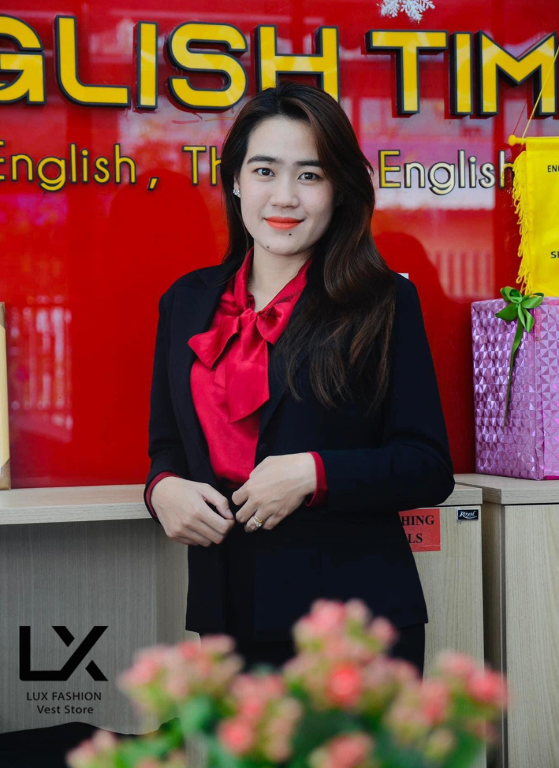  Bộ Áo Vest Nữ & Quần & Áo Nơ 