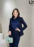  Áo Vest Nữ 2 Nút Vạt Tròn 