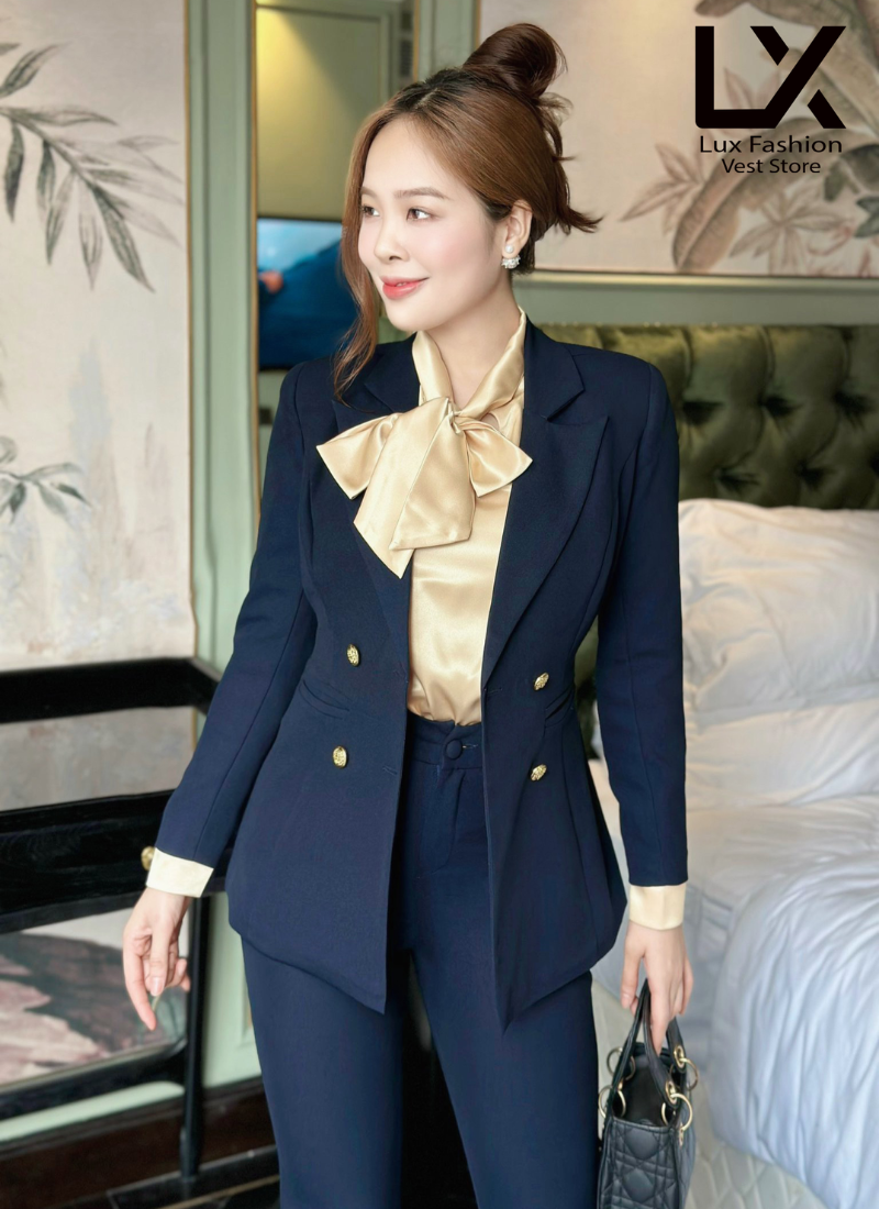  Áo Vest Nữ 4 Nút 