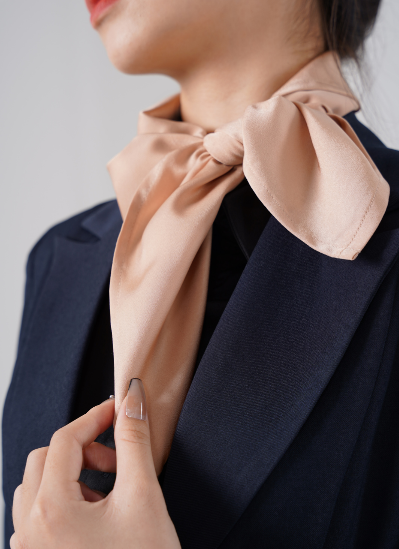  Bộ Áo Vest Nữ 2 Nút Vạt Vuông & Quần Suông Xanh Đen 