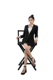  Bộ Áo Vest Nữ 1 Nút Vạt Vuông & Váy Bút Chì Đen 