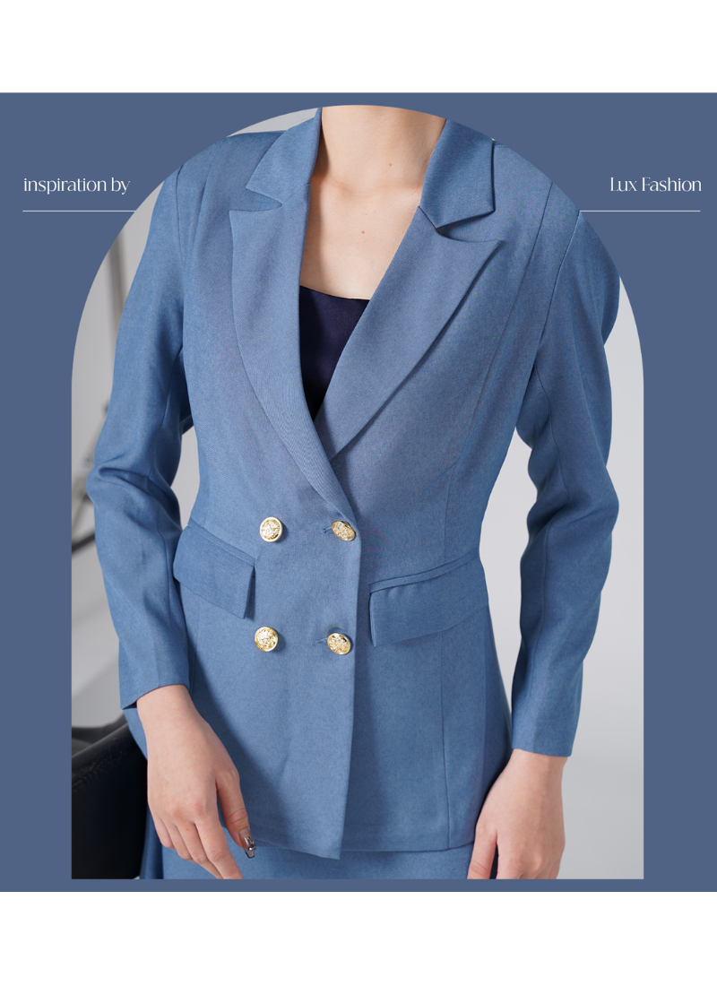  Áo Vest Nữ 4 Nút Chéo Hàn 