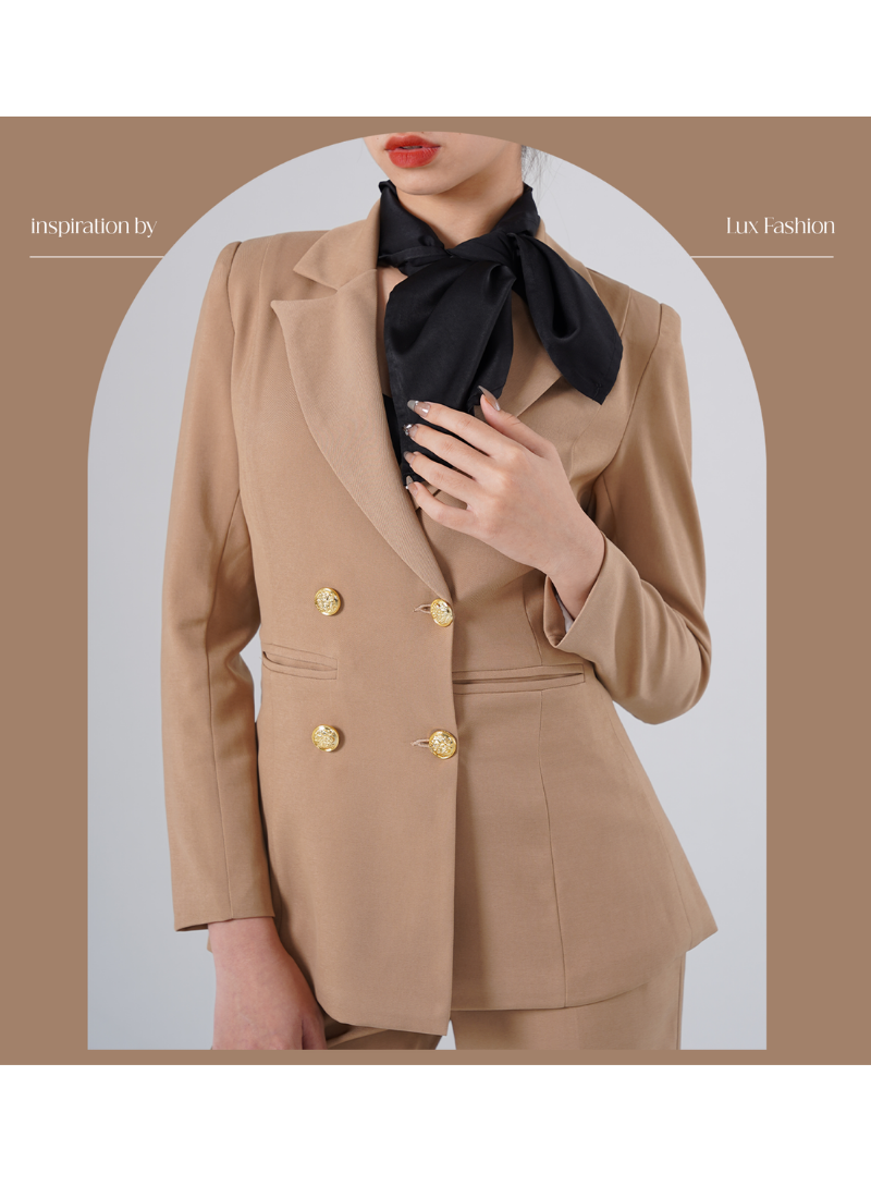  Áo Vest Nữ 4 Nút Chéo Hàn 