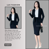  ComBo 3 sản phẩm: Áo Vest Nữ 1 Nút Vạt Tròn Ngắn & Váy Bút Chì & Áo Sơ Mi (Tùy Chọn Sản Phẩm) 