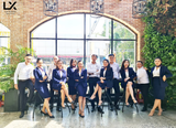  Bộ Áo Vest Nữ & Váy Đồng Phục Xanh Đen 