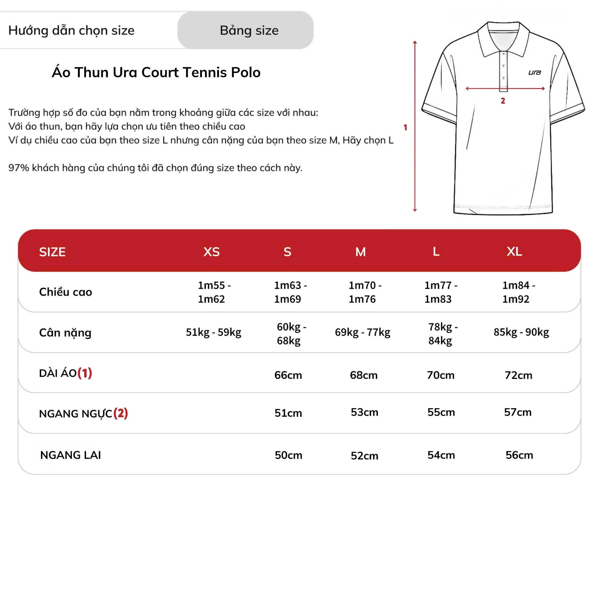 Áo Thun Ura Court Tennis Polo