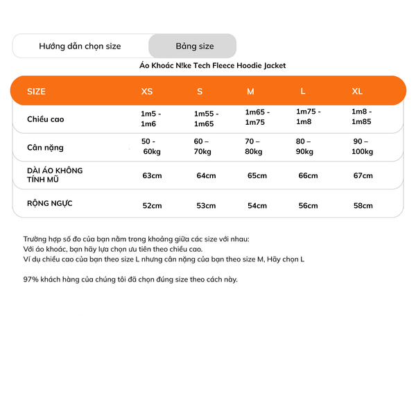 Áo Khoác Nike Tech Fleece Hoodie Jacket