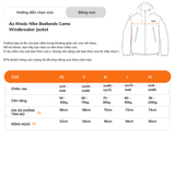 Áo Khoác Nike Badlands Camo Windbreaker Jacket