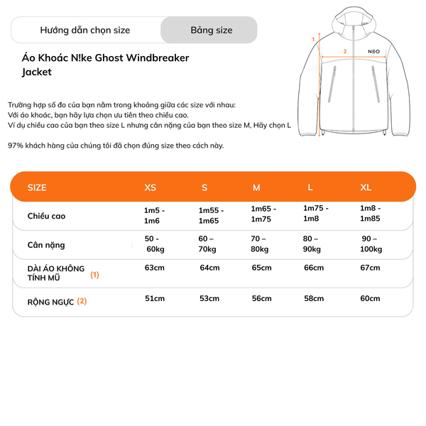 Áo Khoác Nike Ghost Windbreaker Jacket