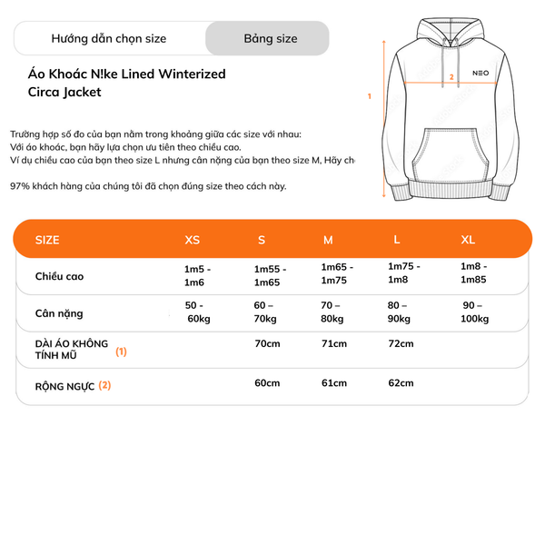 Áo Khoác Nike Lined Winterized Circa Jacket