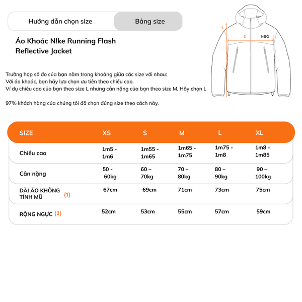 Áo Khoác Nike Running Flash Reflective Jacket