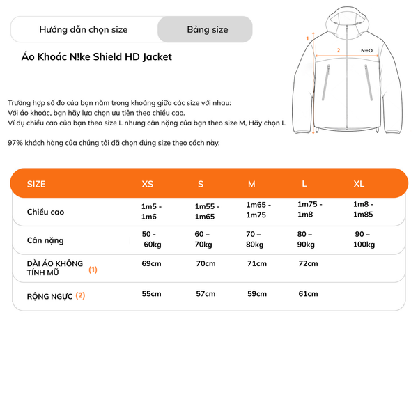 Áo Khoác Nike Shield HD Jacket