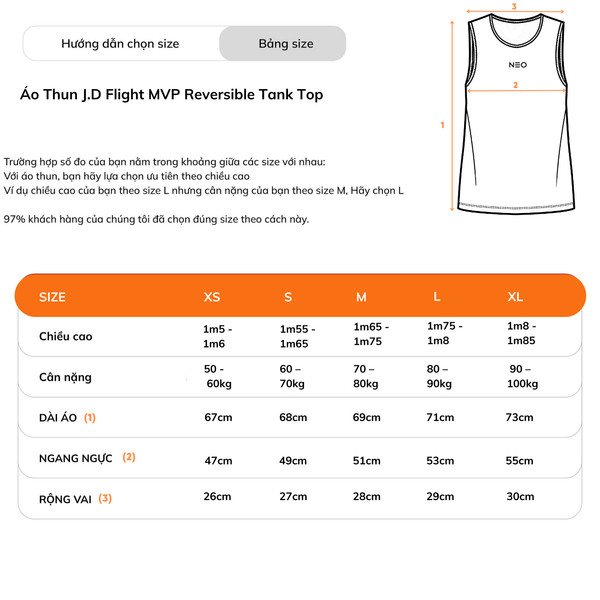Áo Thun Jordan Flight MVP Reversible Tank Top