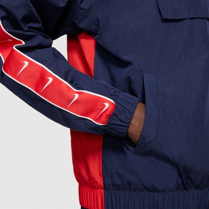 Ao Khoac Nike Taped Swoosh Popover Jacket NeoShop