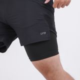 Quần Ngắn Ura Hybrid Running Shorts