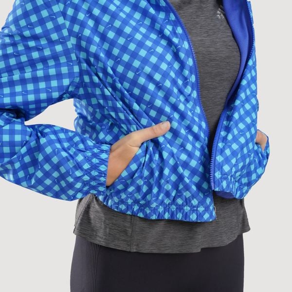 Áo Khoác Nike Women's Gingham Coach Feminina Jacket