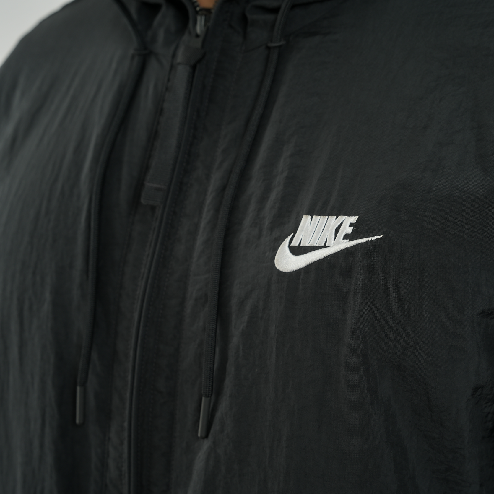 long black nike jacket