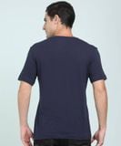 Áo Thun Nike Men Printed Round Neck Pure Cotton Blue T-Shirt