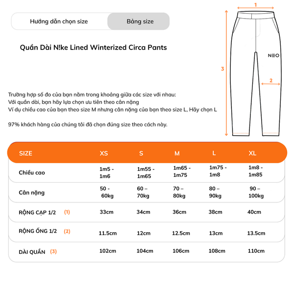 Quần Dài Nike Lined Winterized Circa Pants