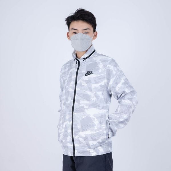 Áo Khoác Nike Camo Hooded Windbreaker Jacket Ver 3