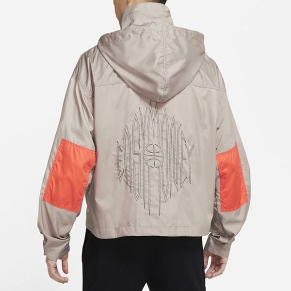 Áo Khoác Nike Swoosh Embroidered Pattern Woven Basketball Jacket