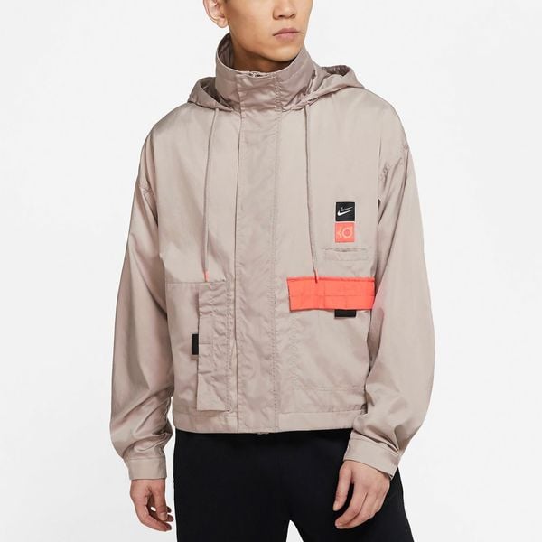 Áo Khoác Nike Swoosh Embroidered Pattern Woven Basketball Jacket