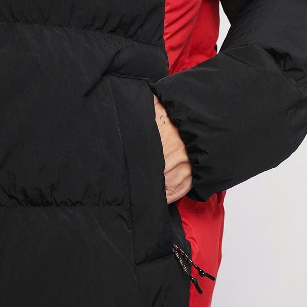 Áo Phao Air Jordan Wide Stripe Zipper Hooded Winter Jacket