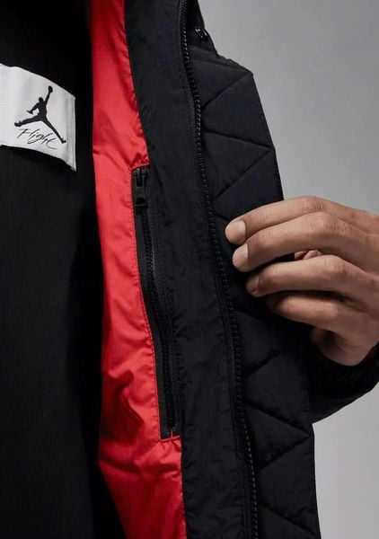 Áo Phao Air Jordan Wide Stripe Zipper Hooded Winter Jacket
