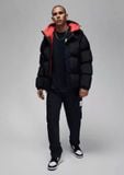 Áo Phao Air Jordan Wide Stripe Zipper Hooded Winter Jacket