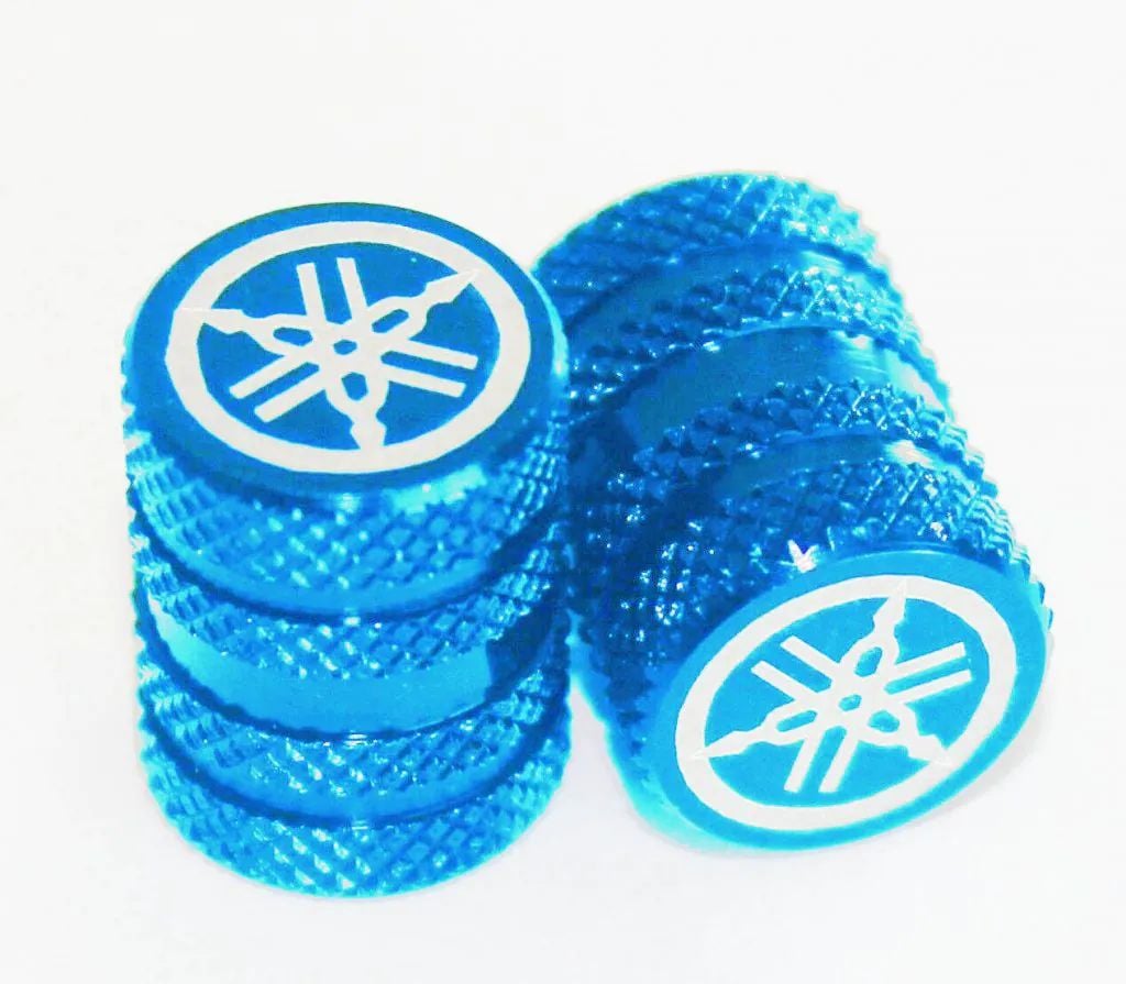 Bộ nắp van lốp xe (xanh)