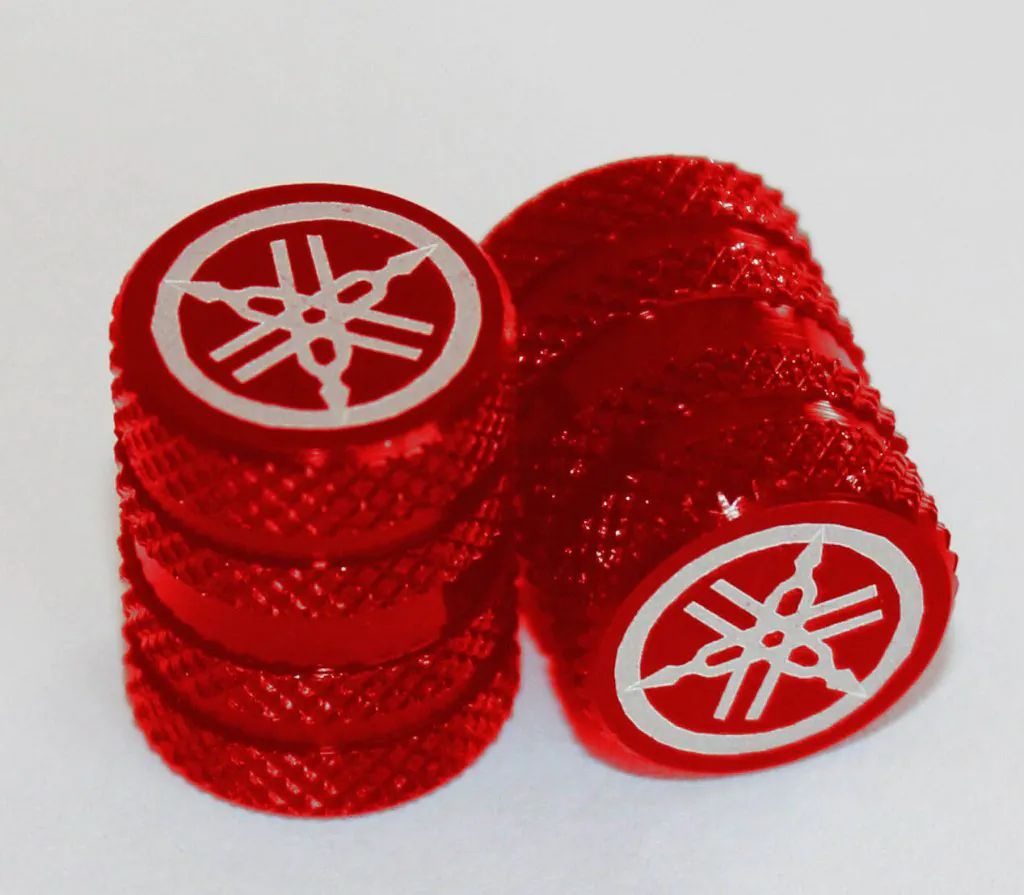 Bộ nắp van lốp xe (đỏ)