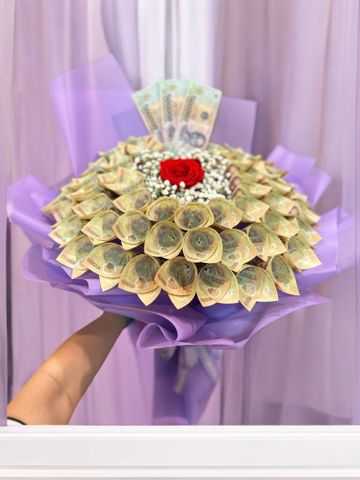Bó Hoa Thiết Kế Từ Tiền