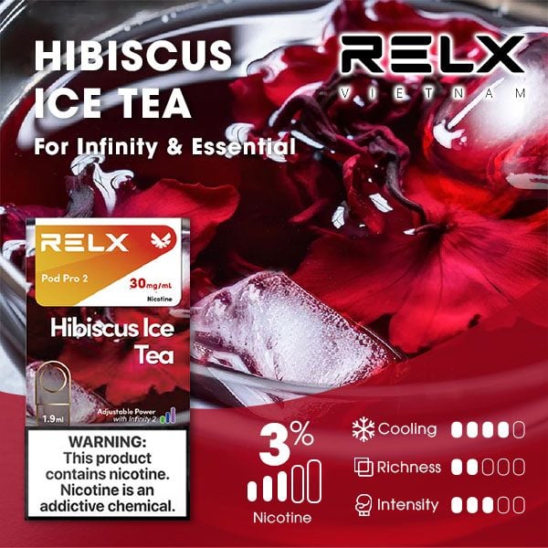 Pod Dầu RELX Pod Pro 2 Hibicus Ice Tea Chính Hãng
