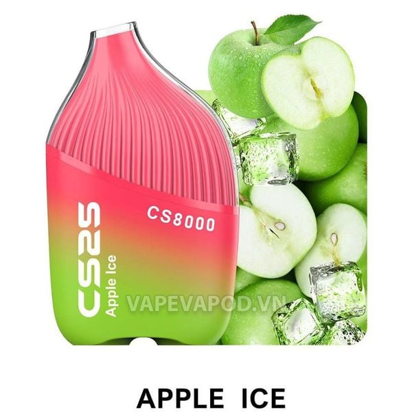 CS25 CS8000 Apple Ice - Vape Pod 1 Lần 8000 Hơi